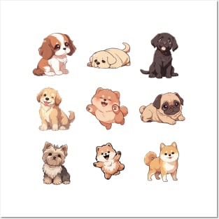 Cute Dog Sticker Pack 2 Posters and Art